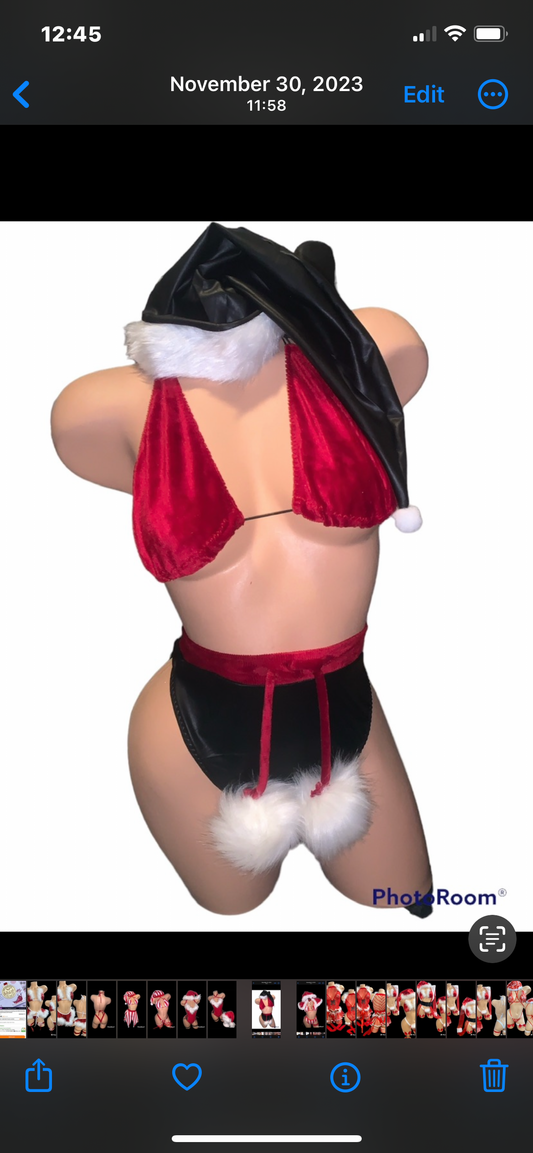 Leather Christmas 3 pc