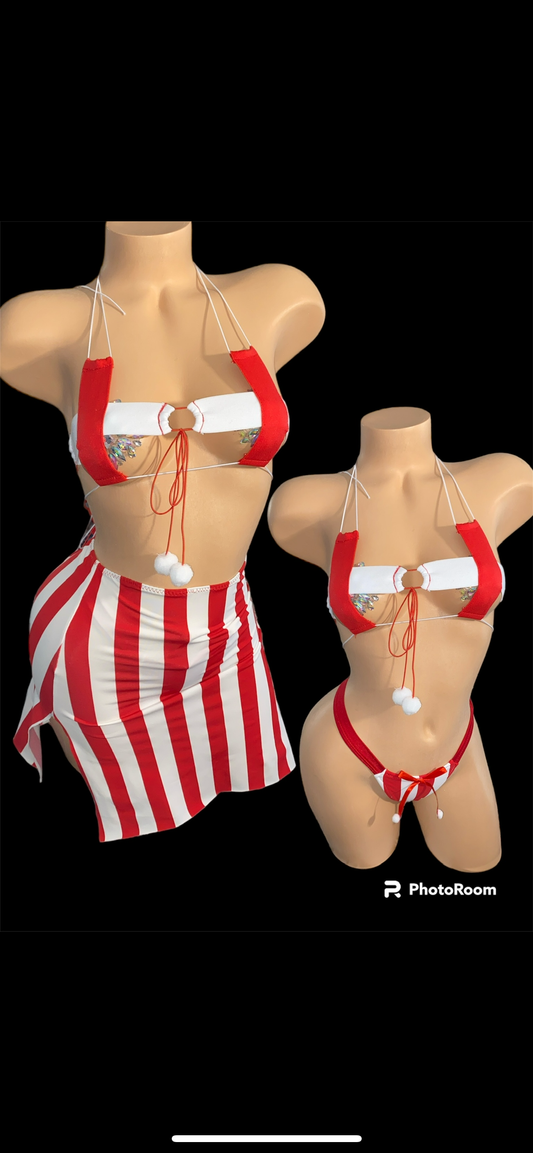 Red & White 3pc